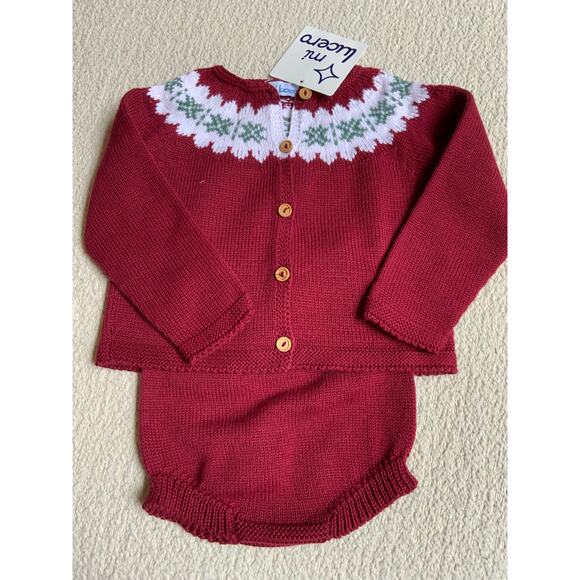 Mi Lucero Cardigan and diaper cover size 6M - Picture 1 of 3